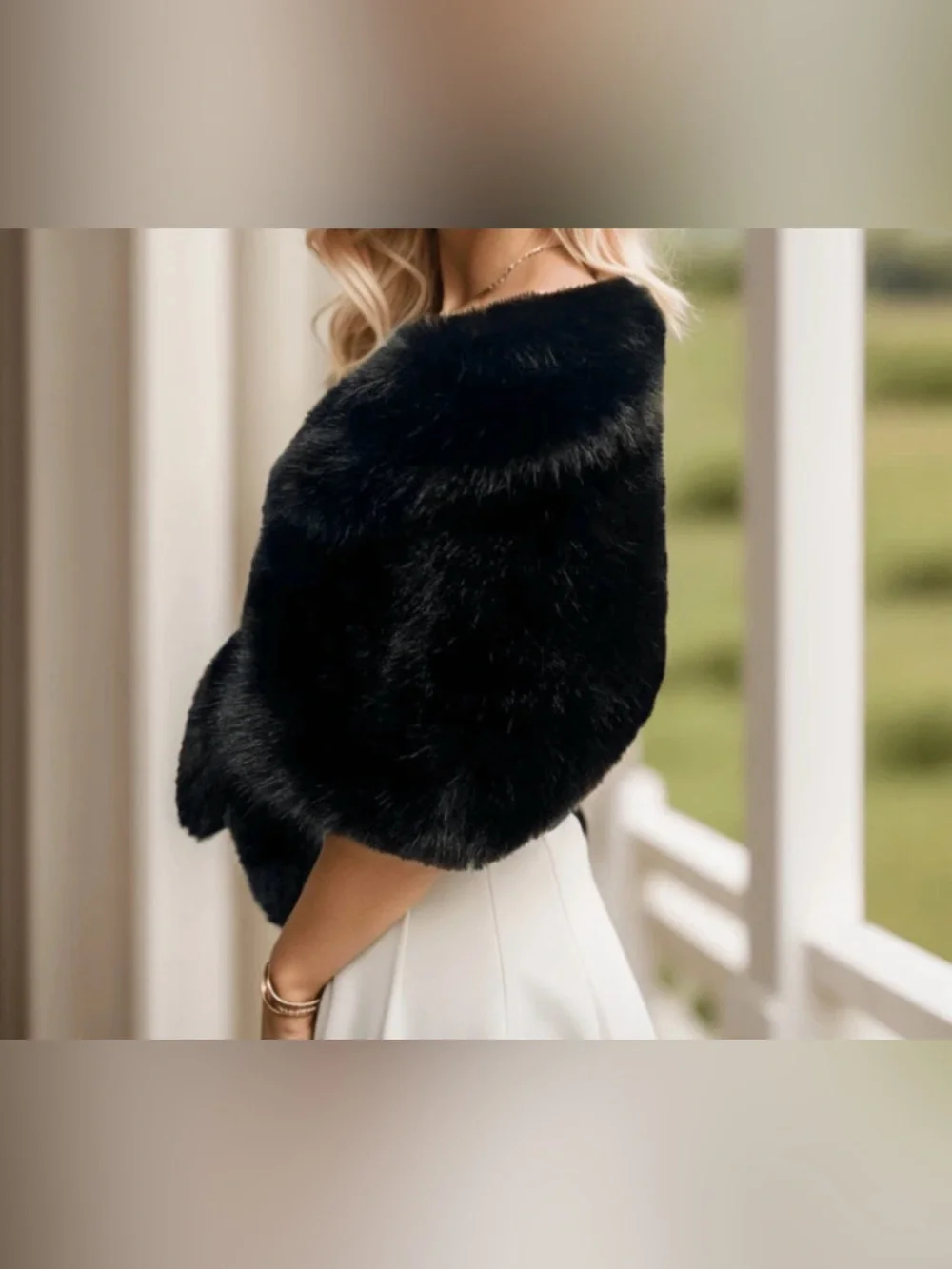 Black Lux Faux Fur